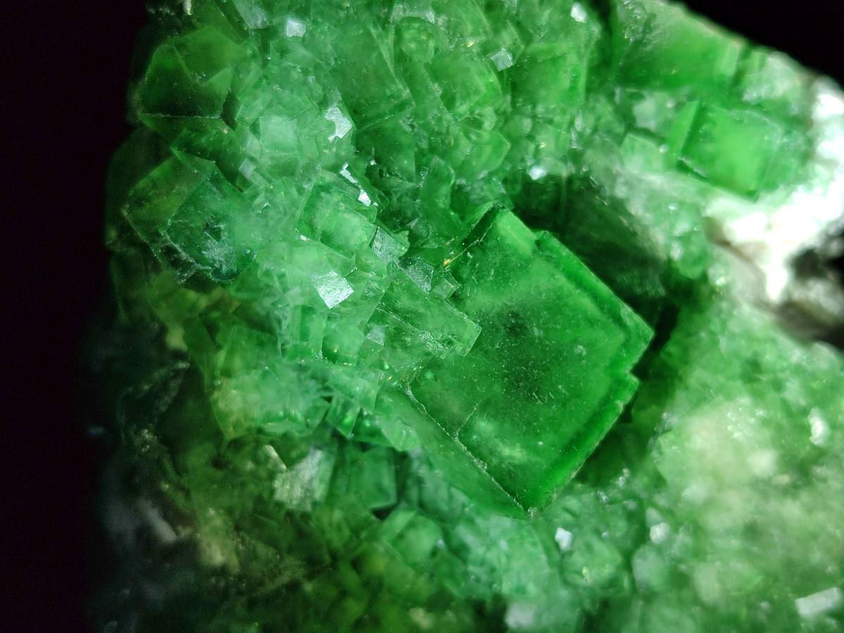 Natural Cabinet Size Green Cubic Fluorite Specimens x 2 From Mandrosonoro, Madagascar - Toprock Gemstones and Minerals 
