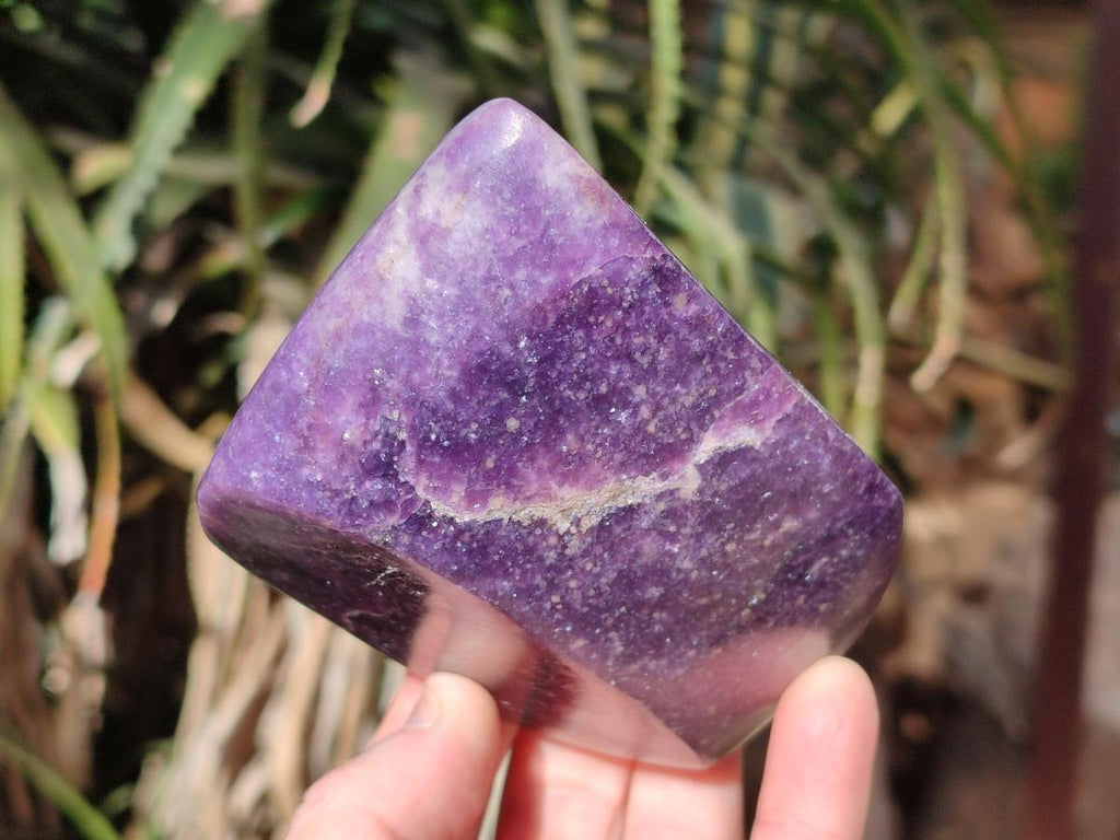 Polished Lepidolite Free Forms x 4 From Zimbabwe - Toprock Gemstones and Minerals 