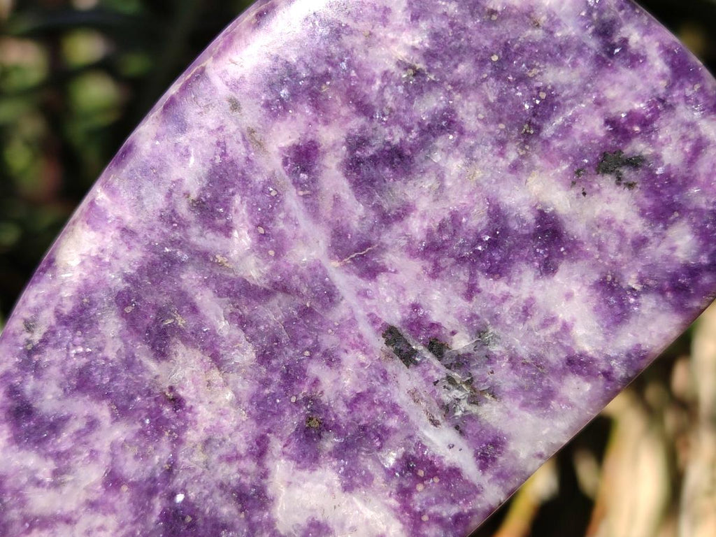 Polished Lepidolite Free Forms x 4 From Zimbabwe - Toprock Gemstones and Minerals 