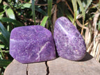 Polished Lepidolite Free Forms x 4 From Zimbabwe - Toprock Gemstones and Minerals 