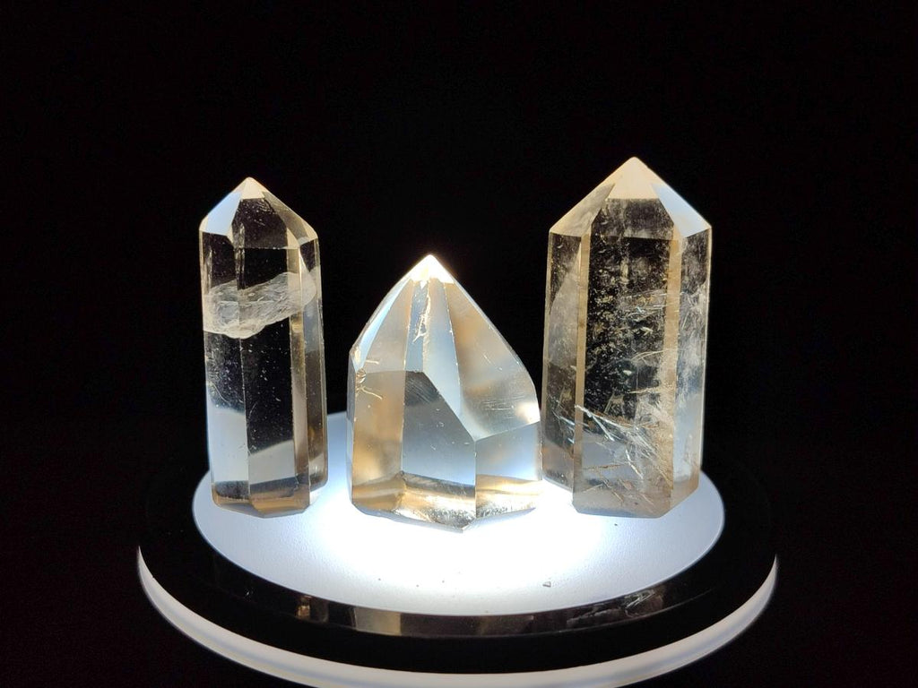 Polished Clear Golden Citrine Crystals x 10 From Madagascar - Toprock Gemstones and Minerals 