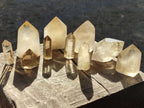 Polished Clear Golden Citrine Crystals x 10 From Madagascar - Toprock Gemstones and Minerals 
