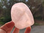 Polished Gemmy Rose Quartz Standing Display Pieces x 6 From Madagascar - Toprock Gemstones and Minerals 
