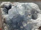 Natural Blue Celestite Specimens x 2 From Sakoany, Madagascar - Toprock Gemstones and Minerals 