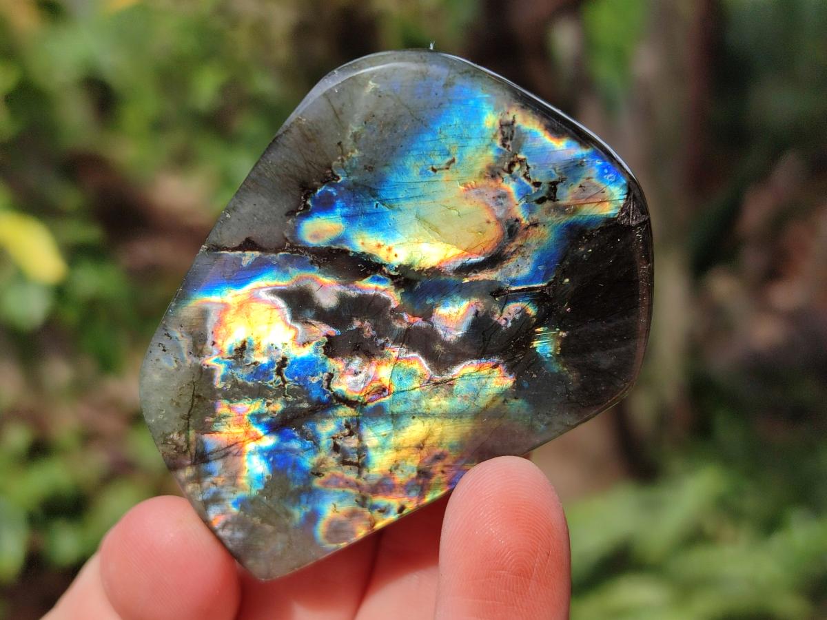 Polished Labradorite Standing Display Pieces x 6 From Madagascar - Toprock Gemstones and Minerals 