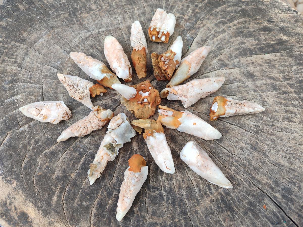 Natural Dogtooth Calcite Crystals x 70 From Albert's Mountain, Lesotho - Toprock Gemstones and Minerals 