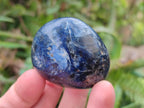 Polished Dumortierite Galets x 24 From Madagascar - Toprock Gemstones and Minerals 