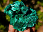 Natural Silky Malachite Specimens x 6 From Kasompe, Congo - Toprock Gemstones and Minerals 