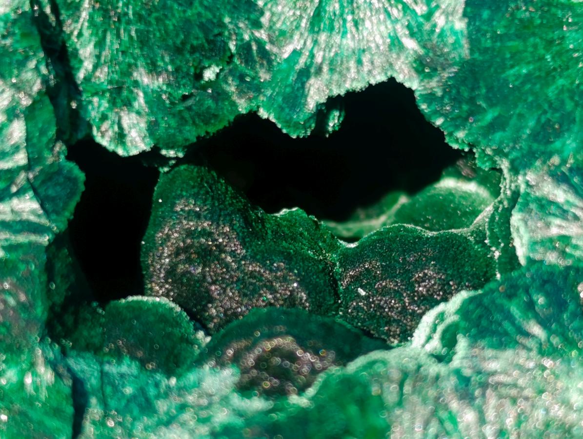 Natural Silky Malachite Specimens x 6 From Kasompe, Congo - Toprock Gemstones and Minerals 