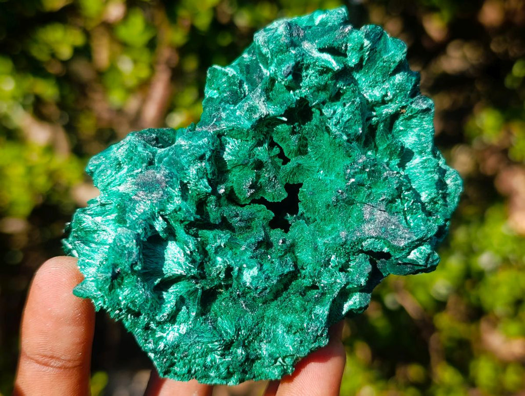 Natural Silky Malachite Specimens x 6 From Kasompe, Congo - Toprock Gemstones and Minerals 