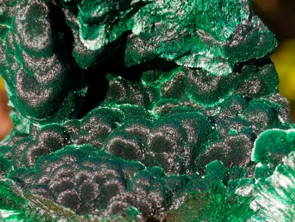 Natural Silky Malachite Specimens x 6 From Kasompe, Congo - Toprock Gemstones and Minerals 