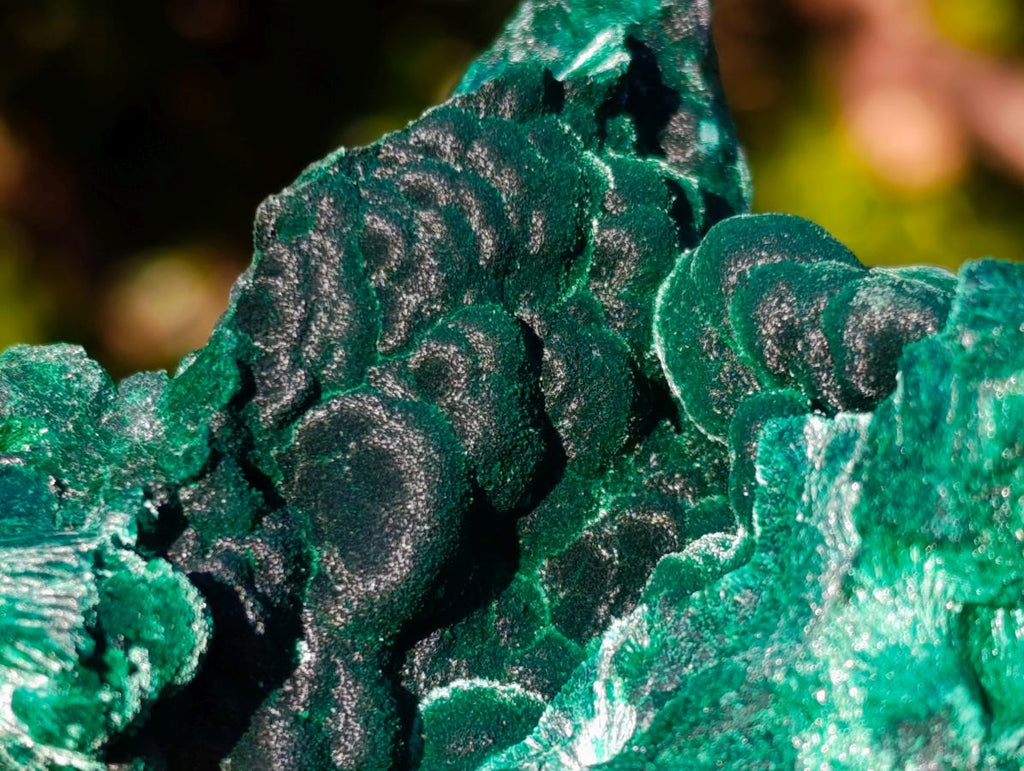 Natural Silky Malachite Specimens x 6 From Kasompe, Congo - Toprock Gemstones and Minerals 