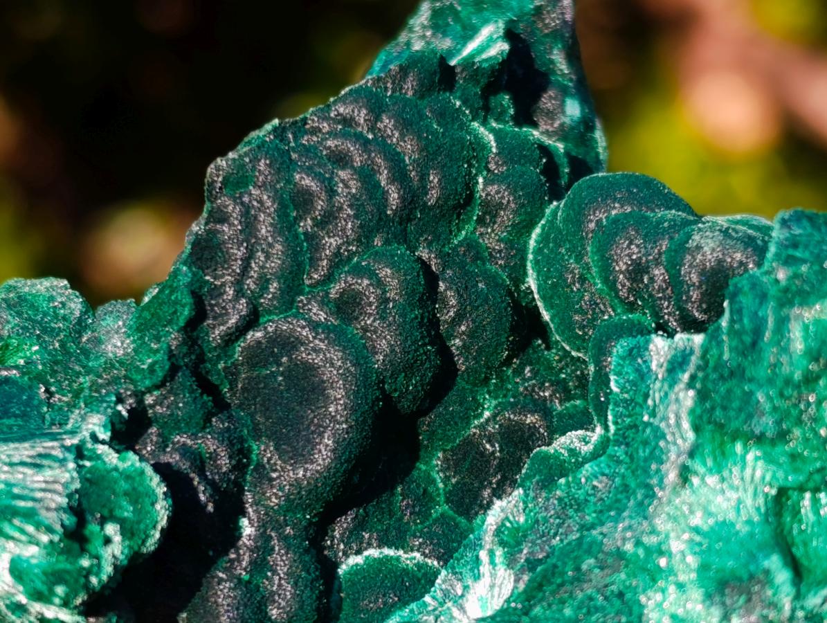 Natural Silky Malachite Specimens x 6 From Kasompe, Congo - Toprock Gemstones and Minerals 