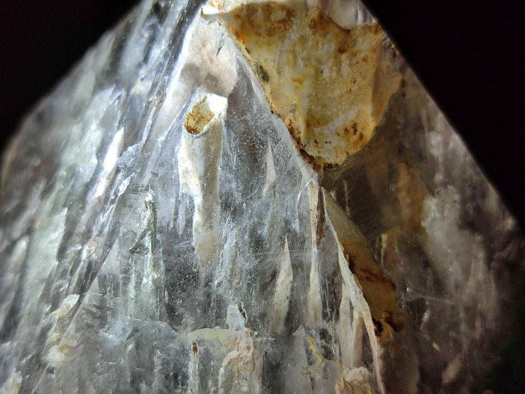 Polished Large Smokey Window Quartz Display Crystal with Three Enhydros x 1 From Madagascar - Toprock Gemstones and Minerals 