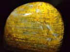 Polished Nellite Tigers Eye Standing Display Pieces x 3 From Prieska, South Africa - Toprock Gemstones and Minerals 