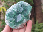 Natural Green Cubic Fluorite Specimens x 3 From Mandrosonoro, Madagascar - Toprock Gemstones and Minerals 