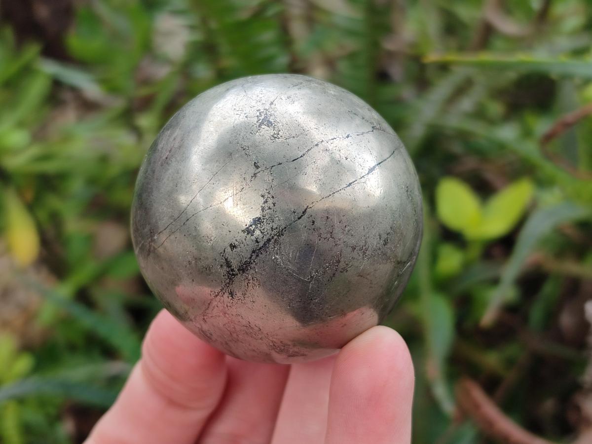 Polished Basalt Pharaoh Stone Spheres x 3 From Iron Duke Mine, Zimbabwe - Toprock Gemstones and Minerals 