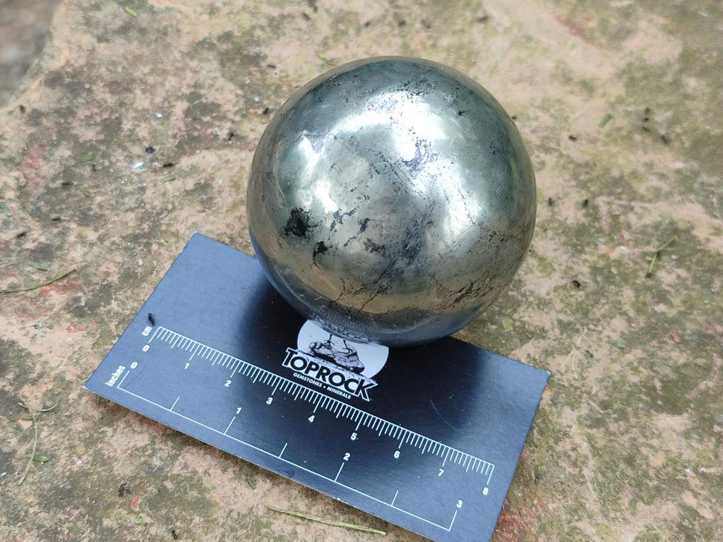 Polished Basalt Pharaoh Stone Spheres x 3 From Iron Duke Mine, Zimbabwe - Toprock Gemstones and Minerals 