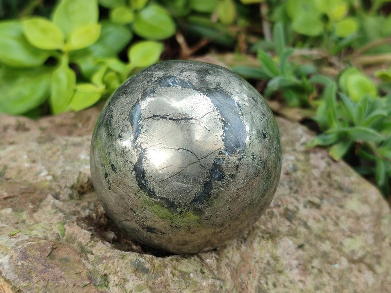 Polished Basalt Pharaoh Stone Spheres x 3 From Iron Duke Mine, Zimbabwe - Toprock Gemstones and Minerals 