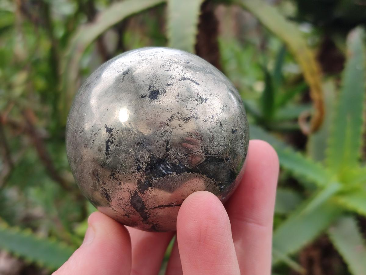 Polished Basalt Pharaoh Stone Spheres x 3 From Iron Duke Mine, Zimbabwe - Toprock Gemstones and Minerals 