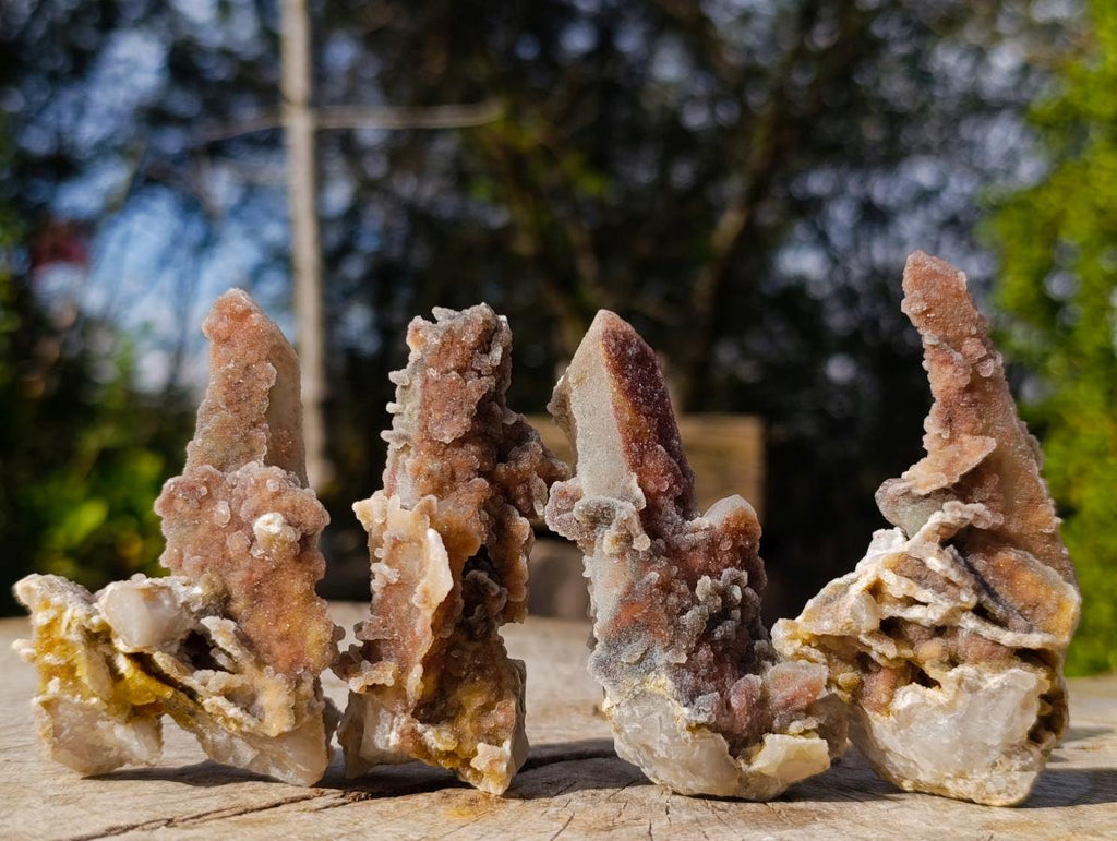Natural Drusy Fairy Spirit Quartz Crystals x 35 From Boekenhouthoek, South Africa - Toprock Gemstones and Minerals 