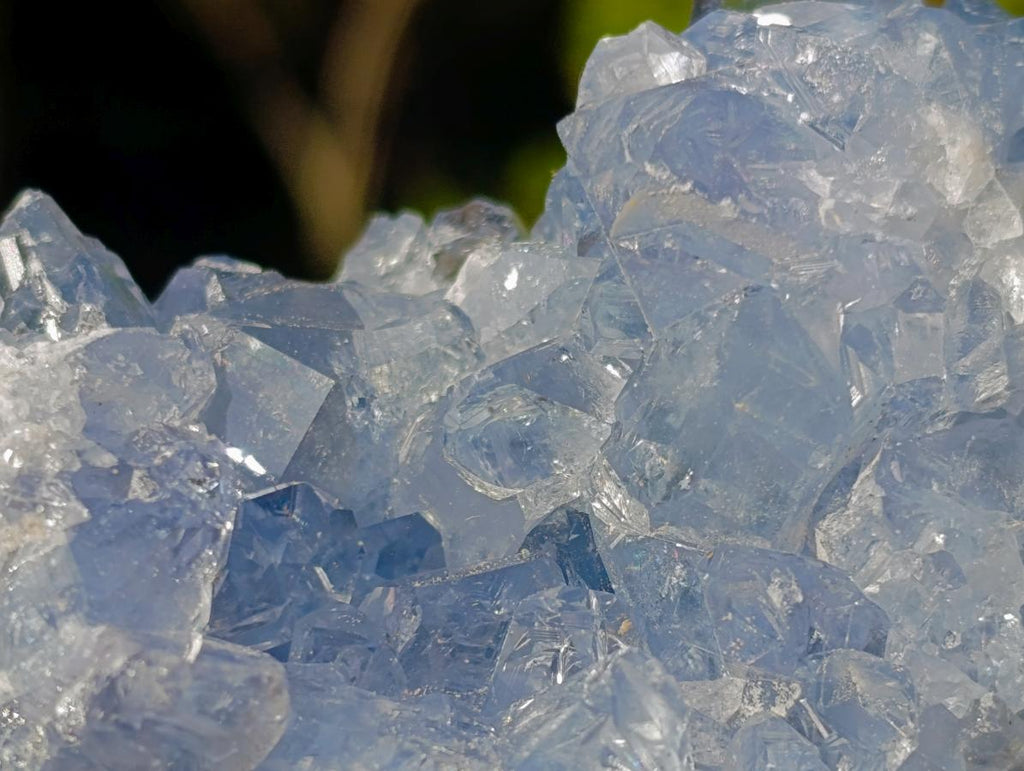 Natural Blue Celestite Specimens x 20 From Sakoany, Madagascar - Toprock Gemstones and Minerals 
