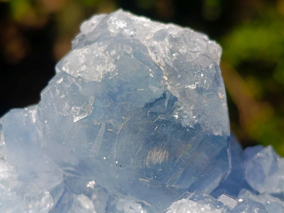 Natural Blue Celestite Specimens x 20 From Sakoany, Madagascar - Toprock Gemstones and Minerals 