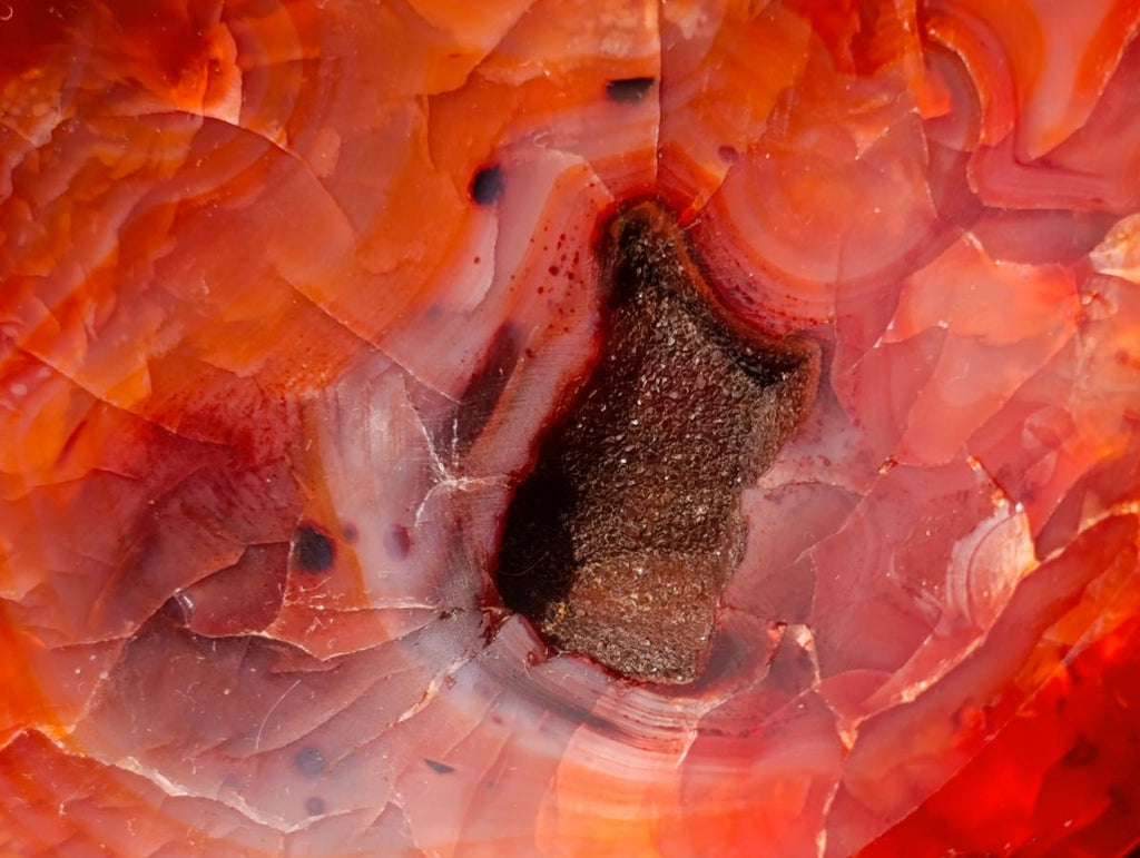 Polished Carnelian Agate Gemstone Bowls x 3 From Madagascar - Toprock Gemstones and Minerals 