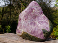 Polished XL Rare Anhydrite Standing Display Piece x 1 Tulear, Madagascar - Toprock Gemstones and Minerals 