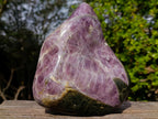 Polished XL Rare Anhydrite Standing Display Piece x 1 Tulear, Madagascar - Toprock Gemstones and Minerals 