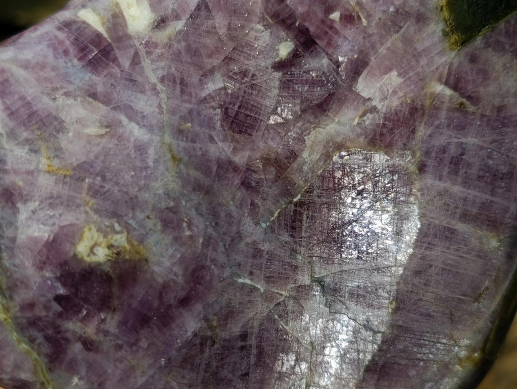 Polished XL Rare Anhydrite Standing Display Piece x 1 Tulear, Madagascar - Toprock Gemstones and Minerals 
