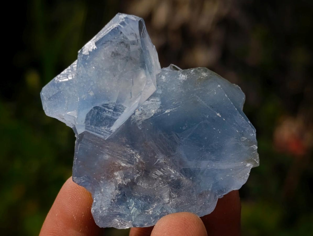 Natural Blue Celestite Specimens x 12 From Sakoany, Madagascar - Toprock Gemstones and Minerals 
