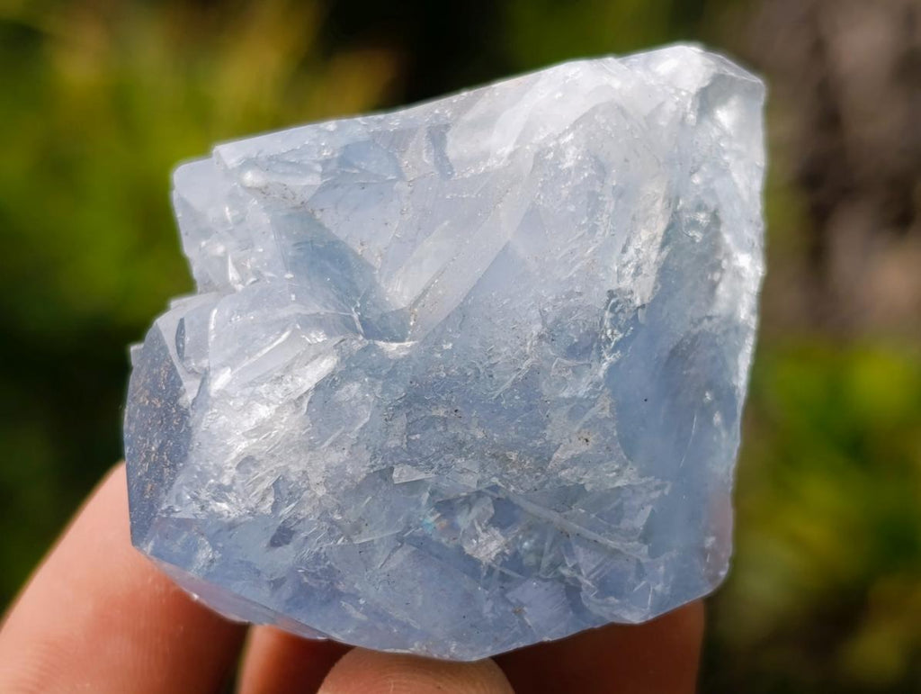 Natural Blue Celestite Specimens x 12 From Sakoany, Madagascar - Toprock Gemstones and Minerals 