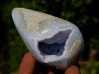 Polished Blue Lace Agate Free Forms and Standing Display Pieces x 6 From Nsanje, Malawi - Toprock Gemstones and Minerals 
