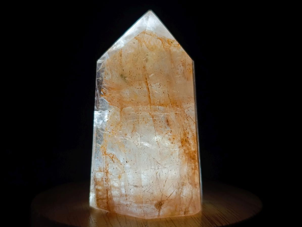 Polished Golden Hematoid Quartz Crystals x 24 From Madagascar - Toprock Gemstones and Minerals 
