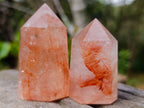 Polished Golden Hematoid Quartz Crystals x 24 From Madagascar - Toprock Gemstones and Minerals 