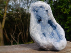 Natural Cabinet Size Blue Celestite Geode Specimen x 1 From Sakoany, Madagascar - Toprock Gemstones and Minerals 