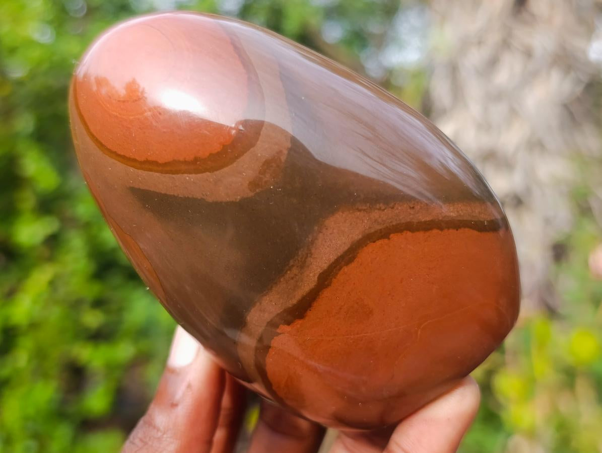 Polished Polychrome Jasper Standing Display Pieces x 4 From NW Coast, Madagascar - Toprock Gemstones and Minerals 