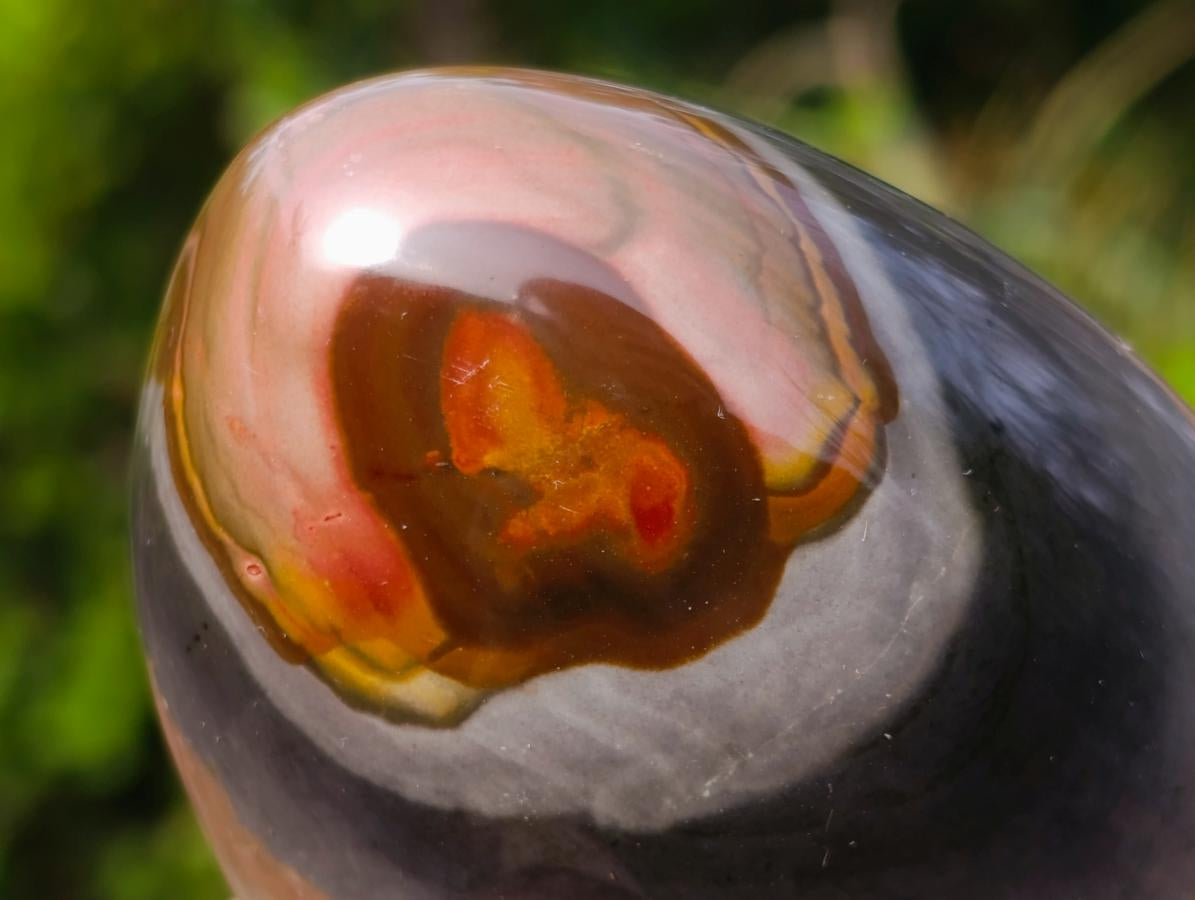 Polished Polychrome Jasper Standing Display Pieces x 4 From NW Coast, Madagascar - Toprock Gemstones and Minerals 