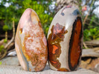Polished Polychrome Jasper Standing Display Pieces x 4 From NW Coast, Madagascar - Toprock Gemstones and Minerals 