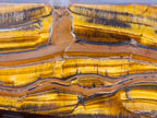 Polished Golden Tigers Eye Display Crystals x 3 From Prieska, South Africa - Toprock Gemstones and Minerals 