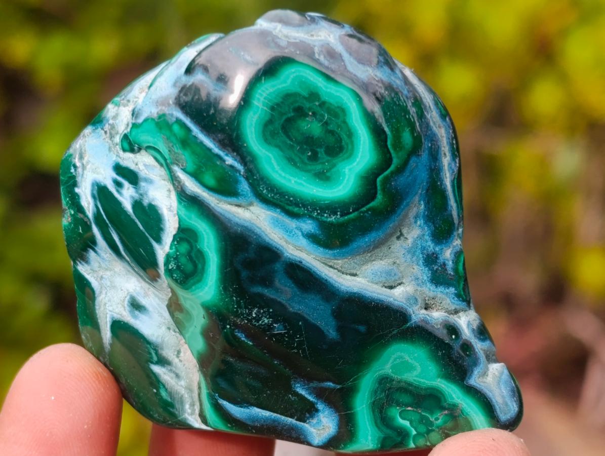 Polished Malacolla Free Forms x 12 From Kulukuluku, Congo - Toprock Gemstones and Minerals 