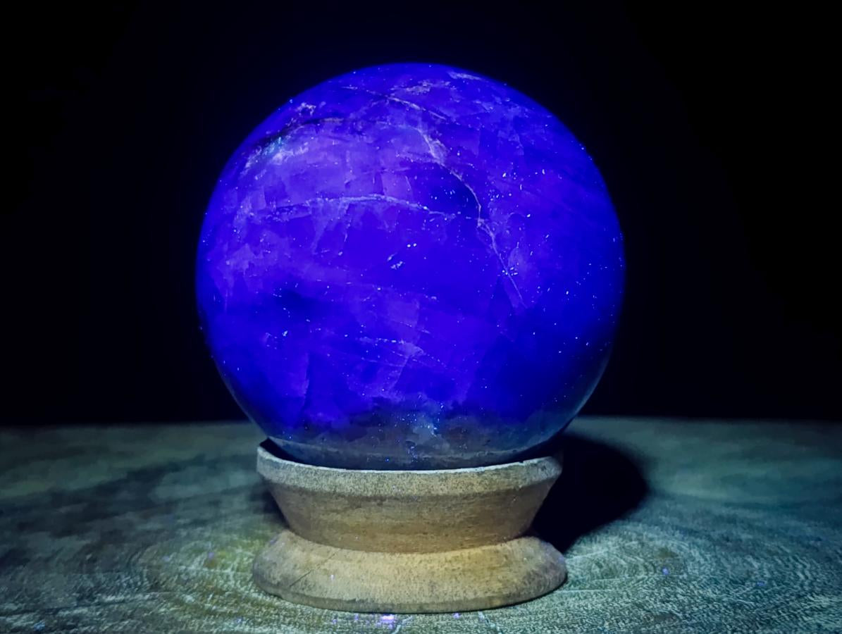 Polished Watermelon Fluorite Spheres x 2 From Uis, Namibia - Toprock Gemstones and Minerals 