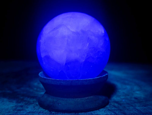Polished Watermelon Fluorite Spheres x 2 From Uis, Namibia - Toprock Gemstones and Minerals 