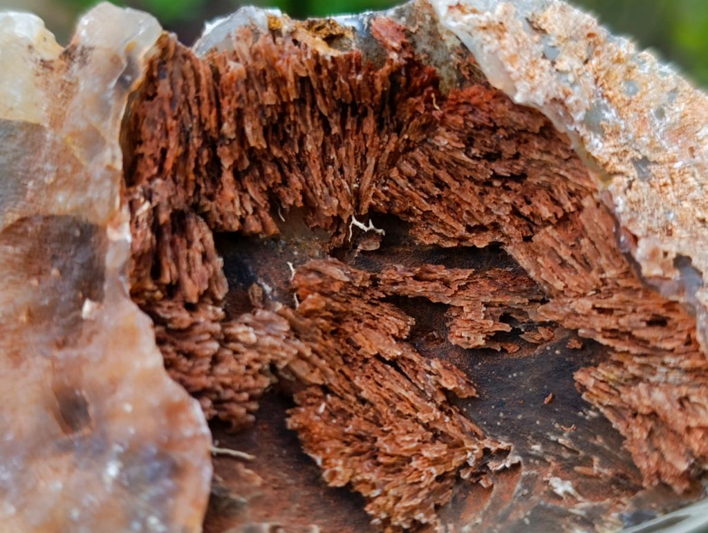Polished Large Crystalline Agate Slice x 1 From Maintirano, Madagascar - Toprock Gemstones and Minerals 