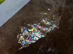 Polished Smokey Window Quartz Display Crystals x 2 From Akansobe, Madagascar - Toprock Gemstones and Minerals 