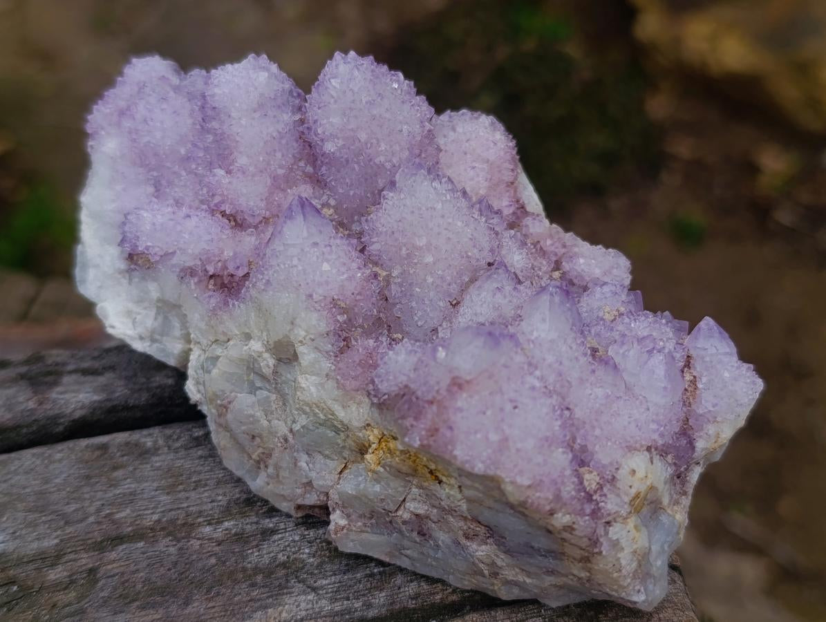 Natural Spirit Amethyst Clusters x 2 From Boekenhouthoek, South Africa - Toprock Gemstones and Minerals 