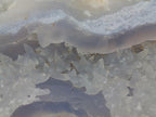 Natural Blue Lace Agate Geodes with Dogtooth Calcite x 12 From Nsanje, Malawi - Toprock Gemstones and Minerals 