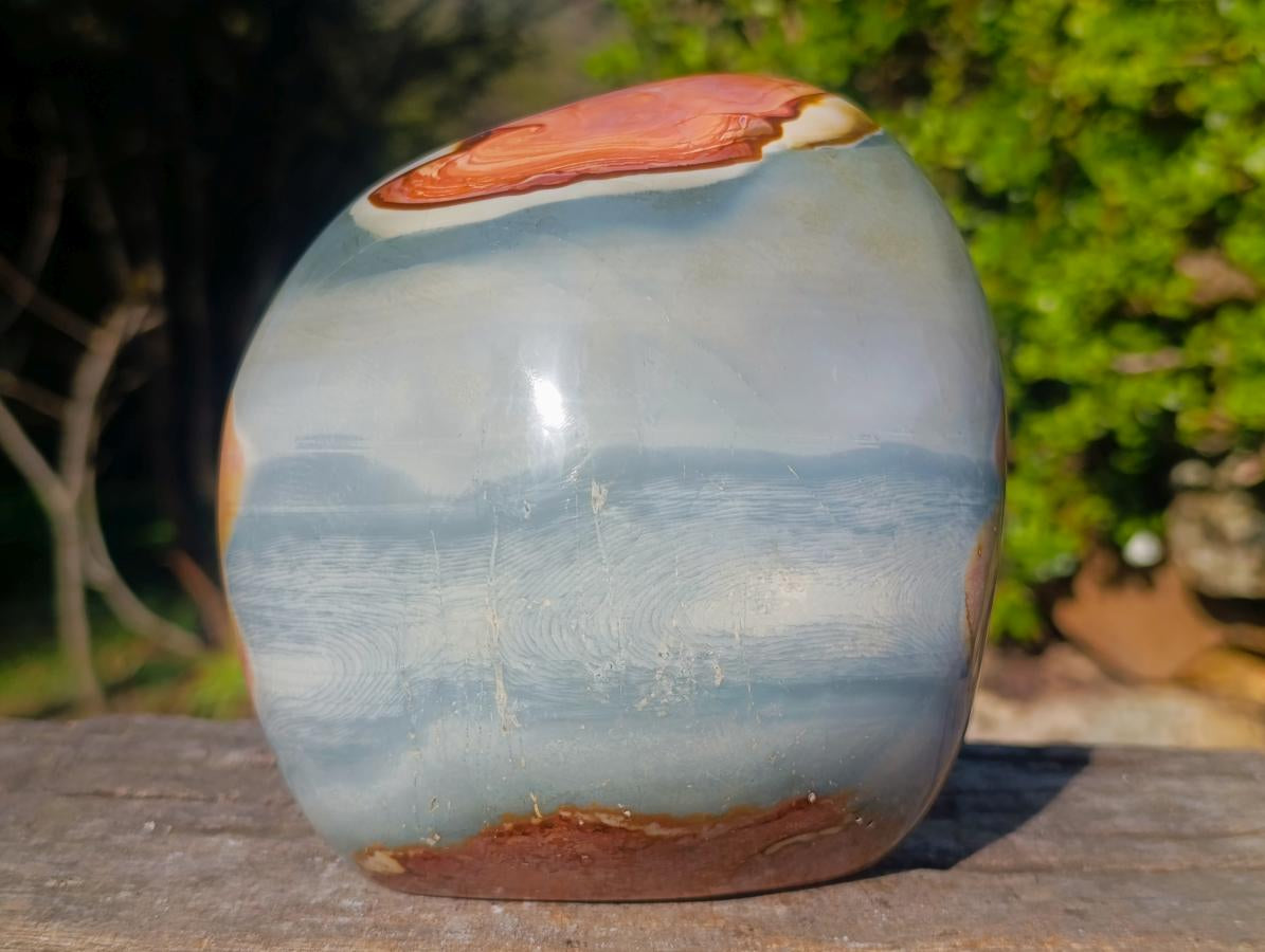 Polished Large Polychrome Jasper Standing Display Piece x 1 From NW Coast, Madagascar - Toprock Gemstones and Minerals 