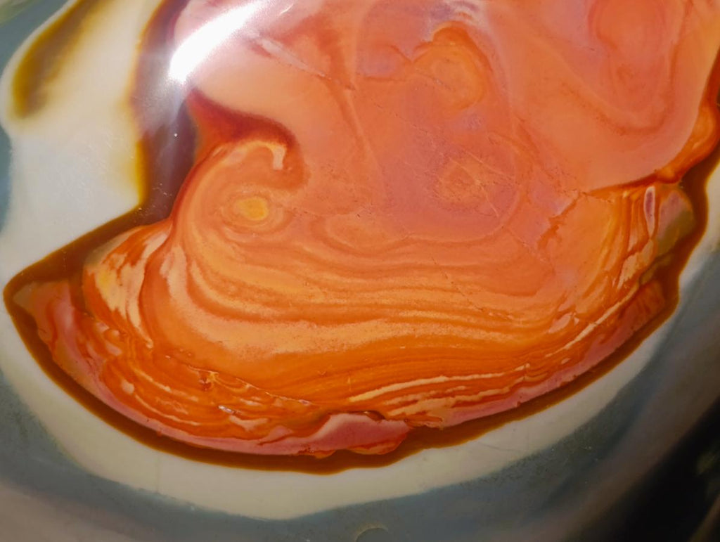 Polished Large Polychrome Jasper Standing Display Piece x 1 From NW Coast, Madagascar - Toprock Gemstones and Minerals 
